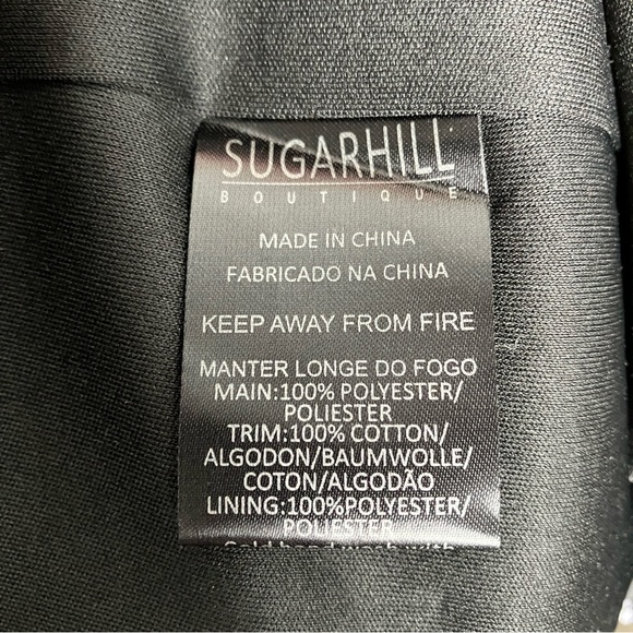 Sugarhill Boutique Make A Wish Mod 60s Tunic Midi Dress w/ Sleeves & Collar UK 8 - Picture 12 of 14